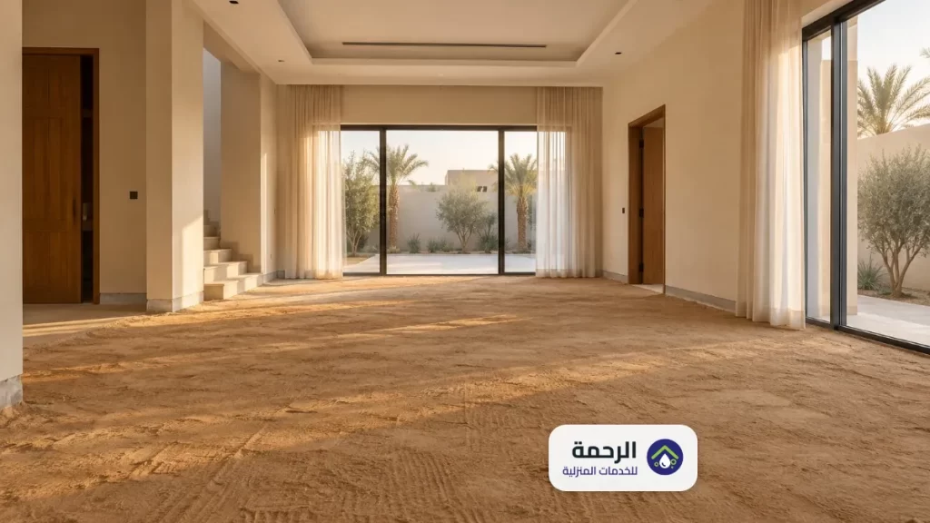 رش الدفان قبل البلاط