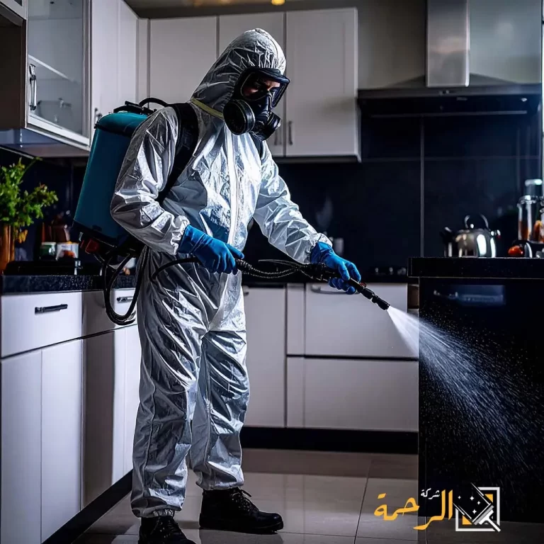 رش الدفان قبل البلاط