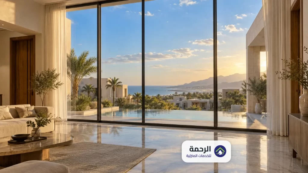 شركة تنظيف واجهات زجاج وحجر بجازان
