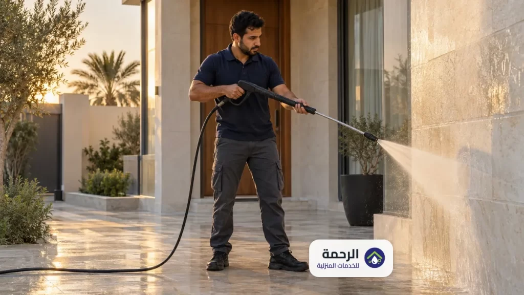 تنظيف واجهات الحجر والزجاج بالرياض
