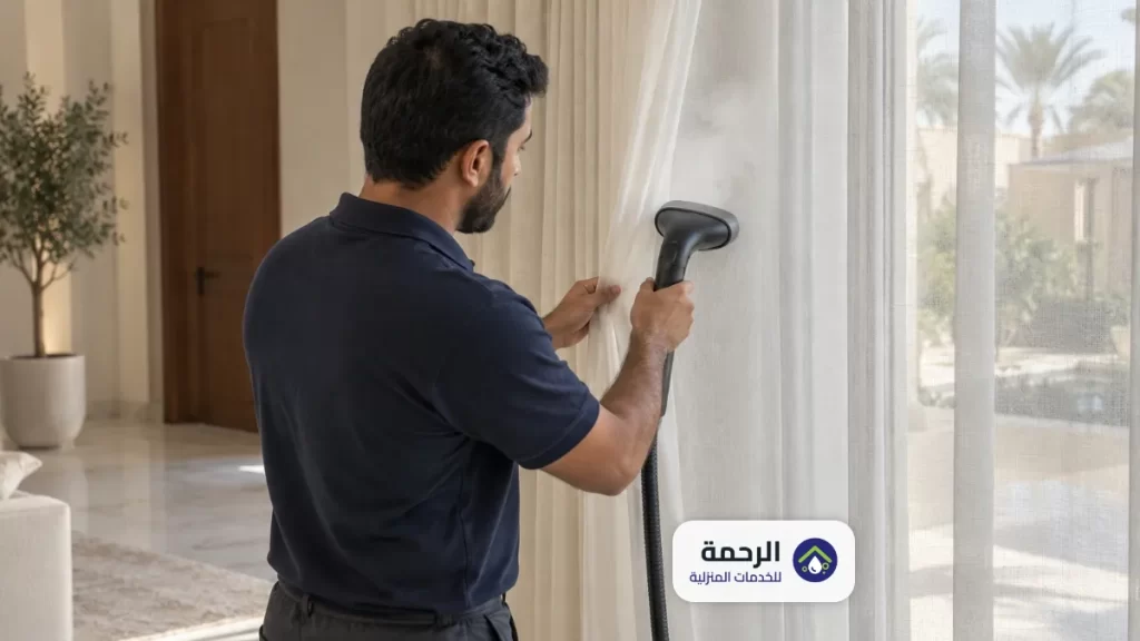 شركة تنظيف ستائر بالرياض 3 تنظيف ستائر رول بالرياض